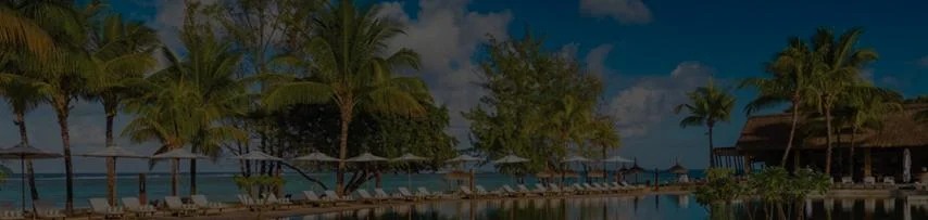 Mauritius resort poolside